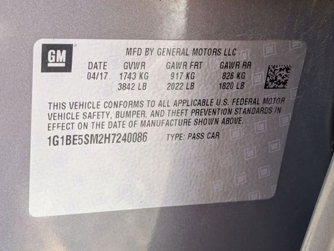 Used 2017 Chevrolet Cruze LT w/ Convenience Package image 36