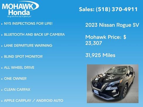 Used 2023 Nissan Rogue SV AWD/4WD image 7