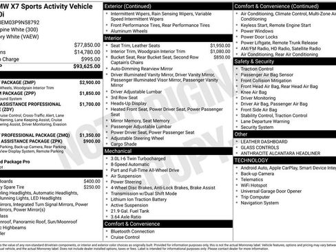 Used 2023 BMW X7 xDrive40i w/ M Sport Package image 3