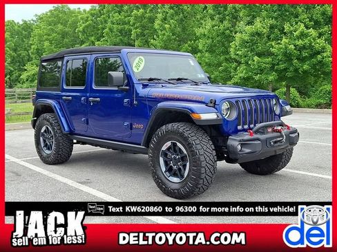 Used 2019 Jeep Wrangler Unlimited Rubicon w/ Dual Top Group AWD/4WD image 1