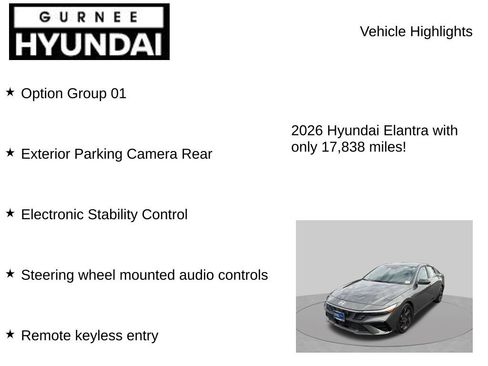 Certified 2026 Hyundai Elantra SEL Sport Premium FWD image 7
