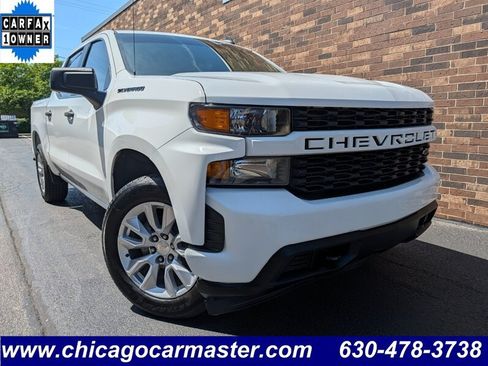 Used 2021 Chevrolet Silverado 1500 Custom w/ LPO, Dark Essentials Package AWD/4WD image 1