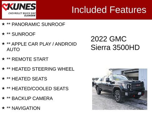 Used 2022 GMC Sierra 3500 AT4 w/ AT4 Premium Plus Package image 2