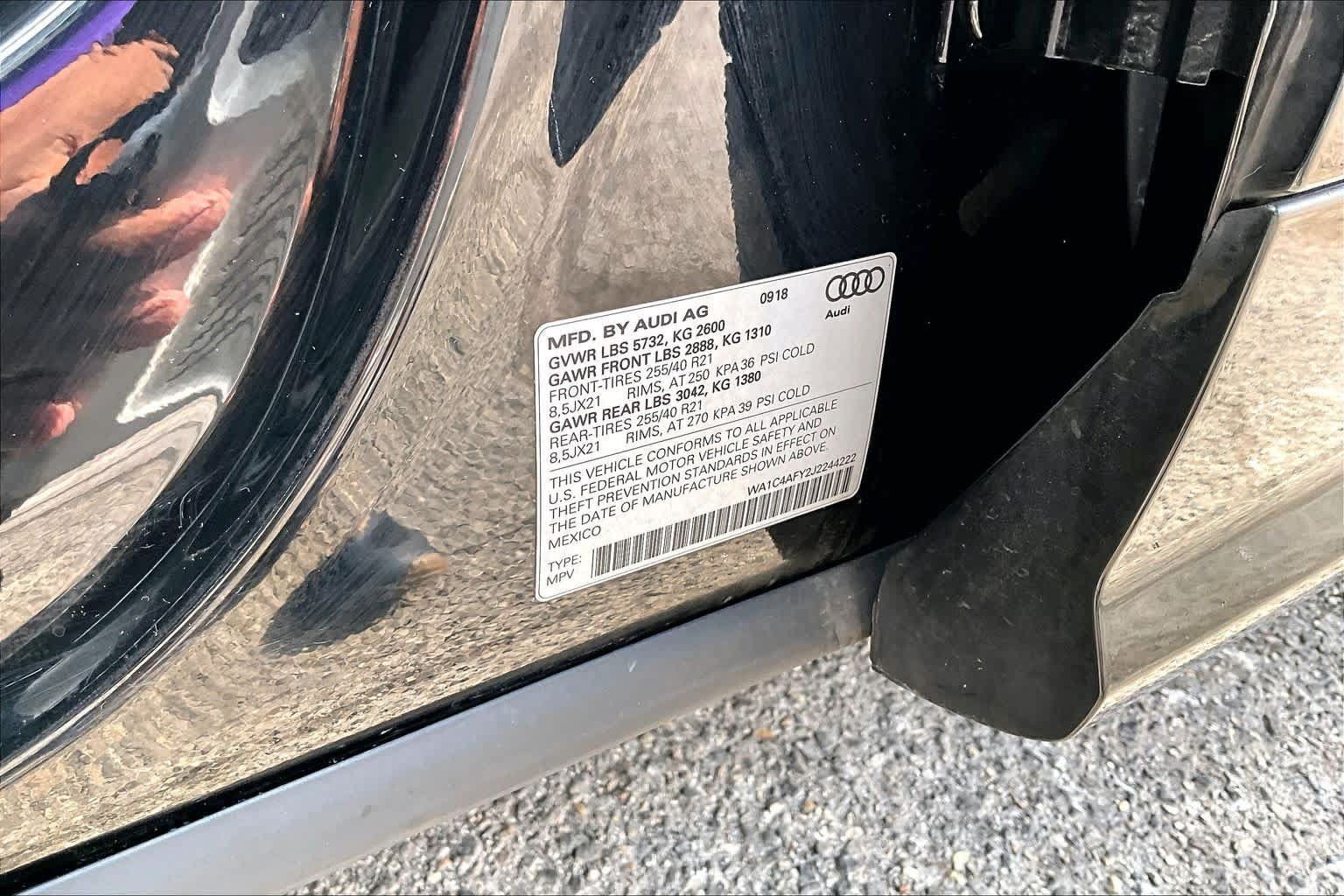 Used 2018 Audi SQ5 Prestige w/ Prestige Package AWD/4WD image 34