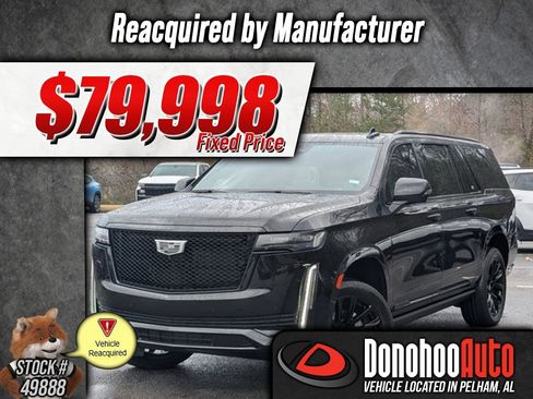 Used 2024 Cadillac Escalade ESV Sport w/ LPO, ONYX Package image 1