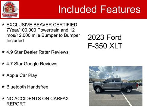 Used 2023 Ford F350 XLT w/ FX4 Off-Road Package AWD/4WD image 5