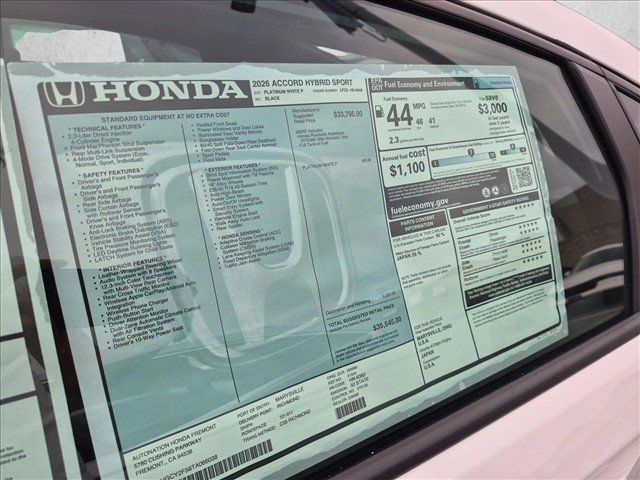 New 2026 Honda Accord Sport image 17