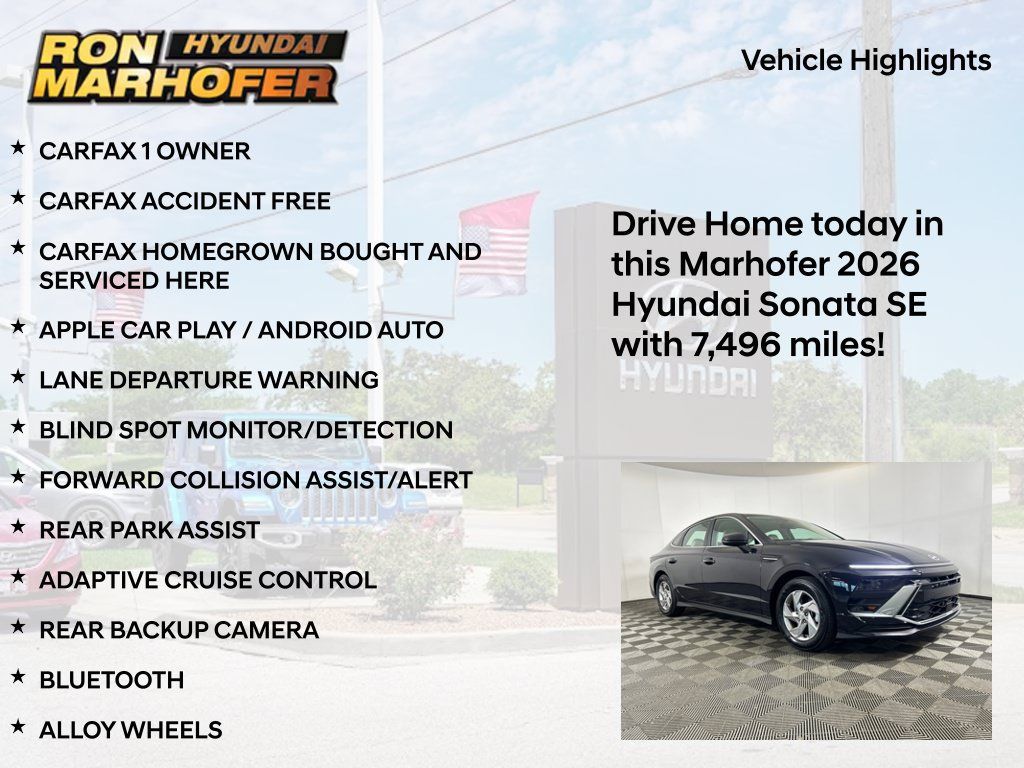Certified 2026 Hyundai Sonata SE FWD image 15