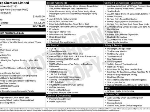 Used 2019 Jeep Cherokee Limited image 35