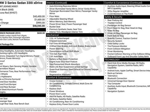 Used 2022 BMW 330i xDrive Sedan w/ Convenience Package image 11