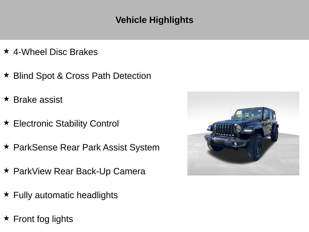 Used 2022 Jeep Wrangler Unlimited Rubicon w/ Xtreme Recon 35" Tire Package AWD/4WD image 54