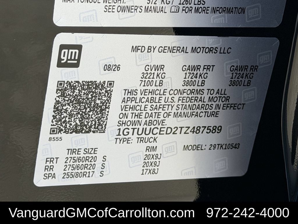 New 2026 GMC Sierra 1500 Elevation w/ Elevation Premium Package AWD/4WD image 23