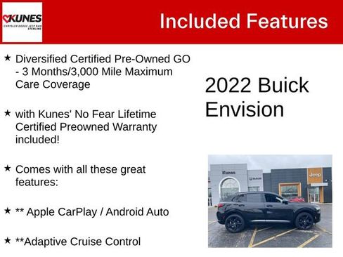 Used 2022 Buick Envision Essence w/ Sport Touring Package image 4