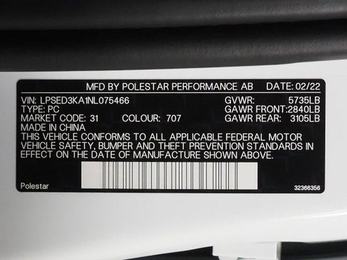 Used 2022 Polestar Polestar 2 w/ Pilot Package w/ Plus Package image 65