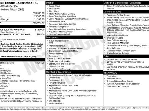 Used 2023 Buick Encore GX Essence w/ Experience Buick Package FWD image 33