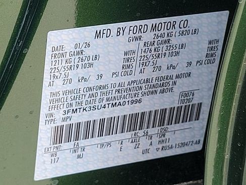 New 2026 Ford Mustang Mach-E Premium w/ Sport Appearance Package image 12