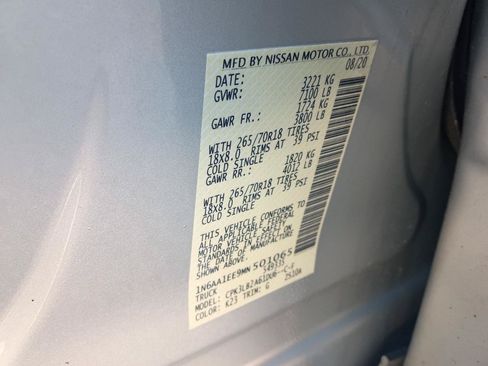 Used 2021 Nissan Titan SV RWD image 11