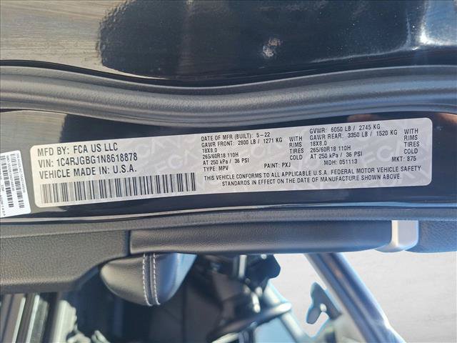 Used 2022 Jeep Grand Cherokee Limited RWD image 22