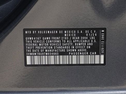 New 2026 Volkswagen Jetta Sport FWD image 25