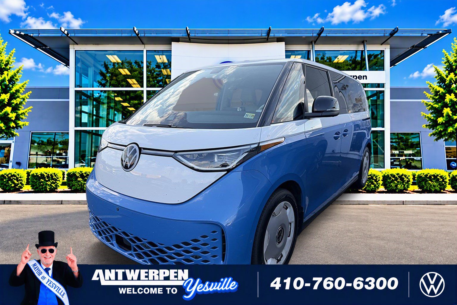 Used 2025 Volkswagen ID. Buzz 1st Edition AWD/4WD image 1