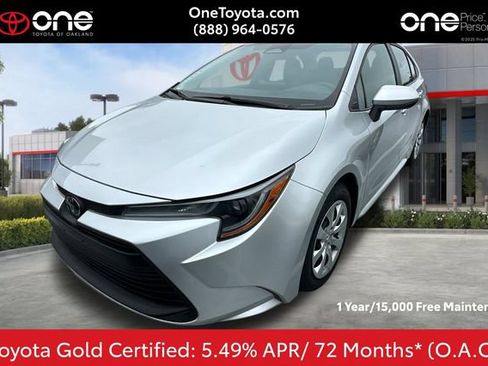 Certified 2024 Toyota Corolla LE FWD image 1