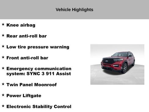 Used 2022 Ford Explorer ST-Line w/ Class IV Trailer Tow Package image 45