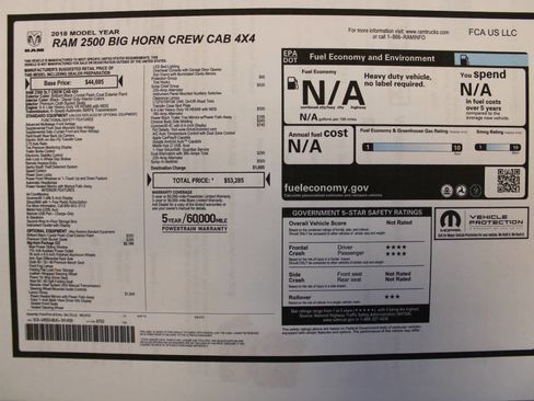 Used 2018 RAM 2500 Big Horn image 52