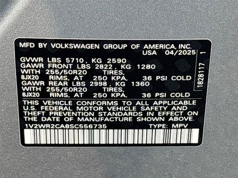 Used 2025 Volkswagen Atlas SE FWD image 35