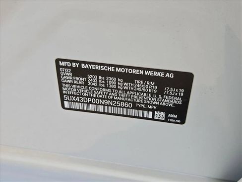 Used 2022 BMW X3 sDrive30i w/ M Sport Package 2 image 26