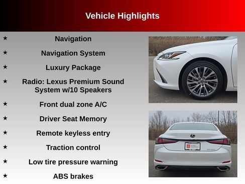 Used 2019 Lexus ES 350 Luxury image 5