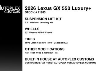 Used 2026 Lexus GX 550 w/ Accessory Package (2T) AWD/4WD video 2