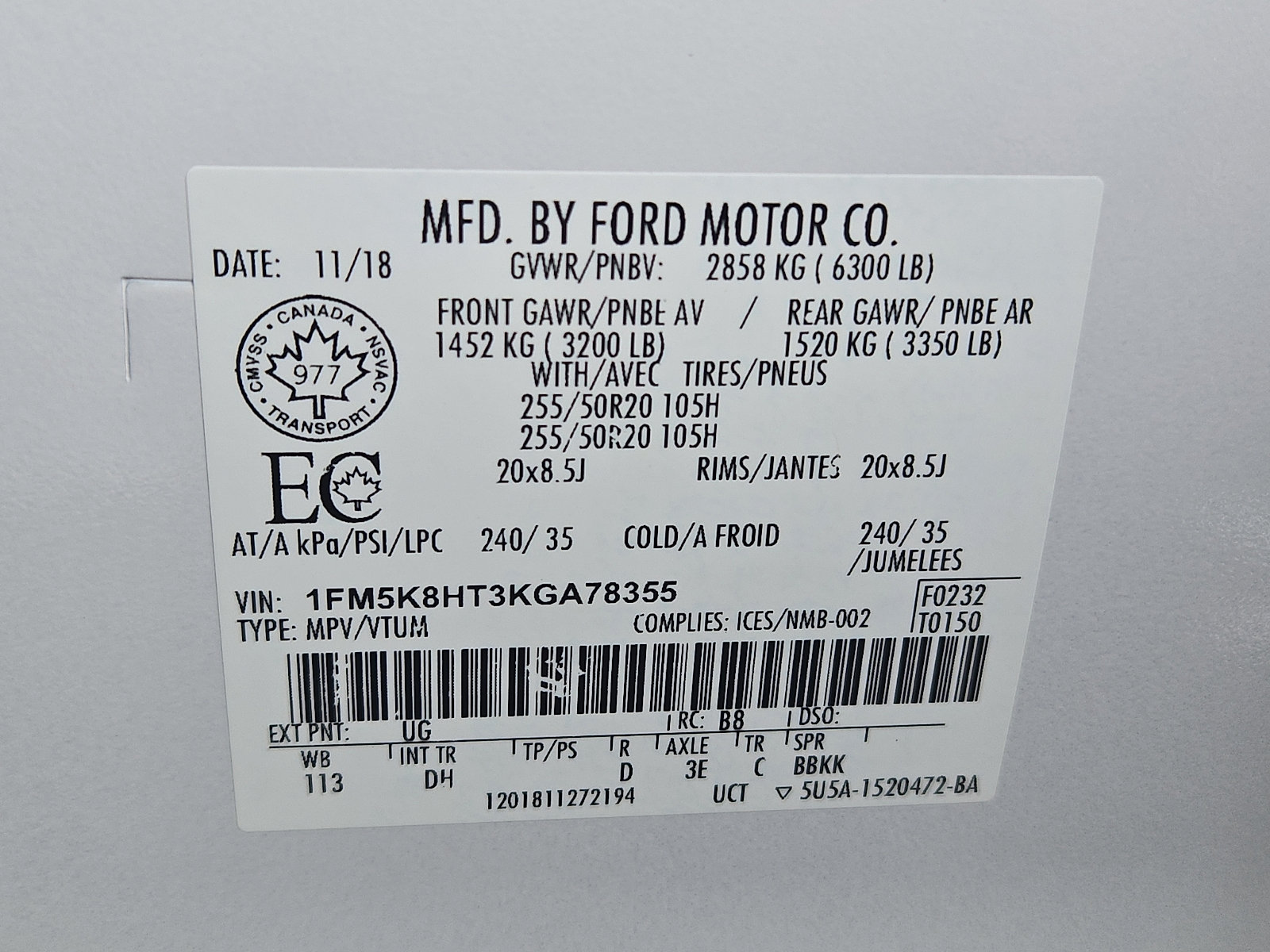 Used 2019 Ford Explorer Platinum AWD/4WD image 28
