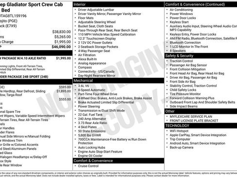 New 2026 Jeep Gladiator Sport image 5