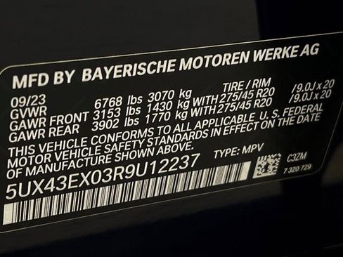 Certified 2024 BMW X6 M60i w/ Dynamic Handling Package AWD/4WD image 23