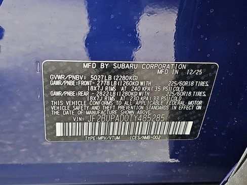 New 2026 Subaru Outback Premium AWD/4WD image 20