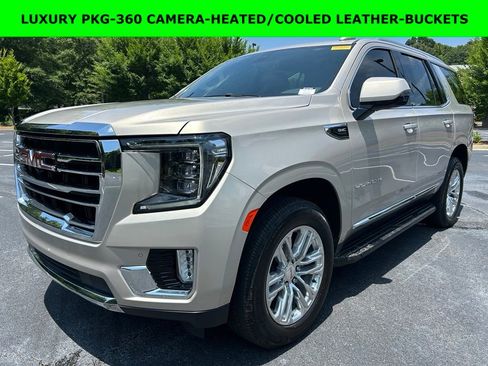 Used 2022 GMC Yukon SLT w/ SLT Luxury Package RWD image 1