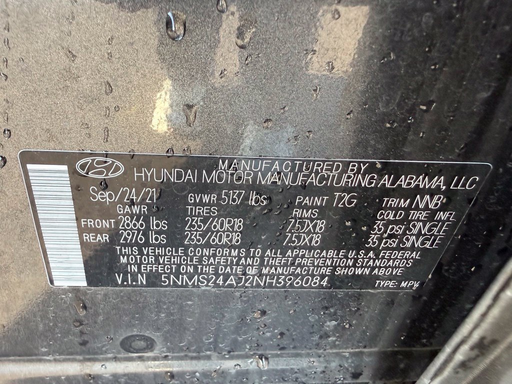 Certified 2022 Hyundai Santa Fe SEL FWD image 32