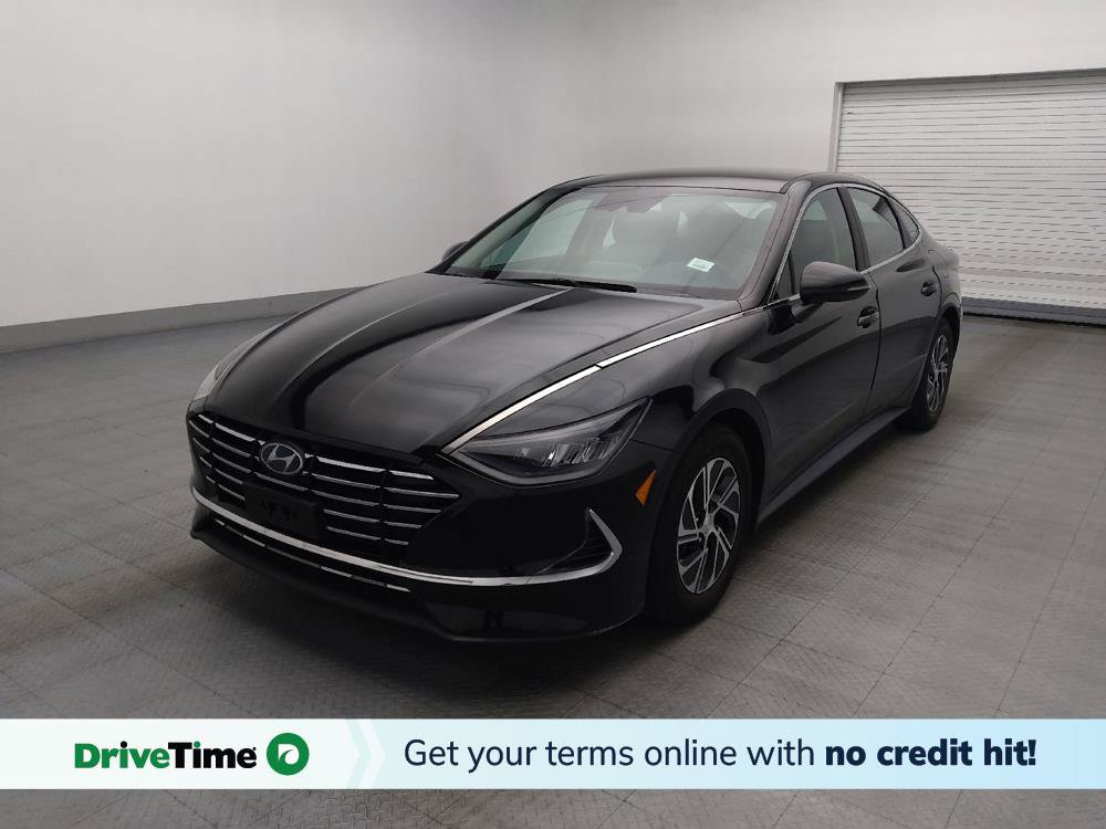 Used 2021 Hyundai Sonata Blue FWD image 1