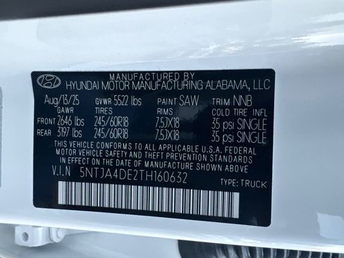 New 2026 Hyundai Santa Cruz SE image 23