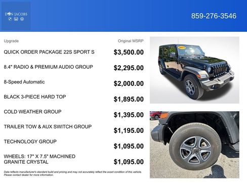 Used 2023 Jeep Wrangler Unlimited Sport AWD/4WD image 5