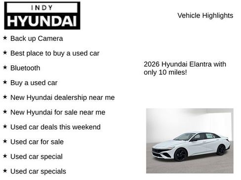 New 2026 Hyundai Elantra Sport FWD image 8