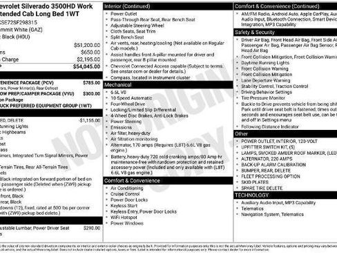 New 2025 Chevrolet Silverado 3500 W/T w/ WT Convenience Package image 3