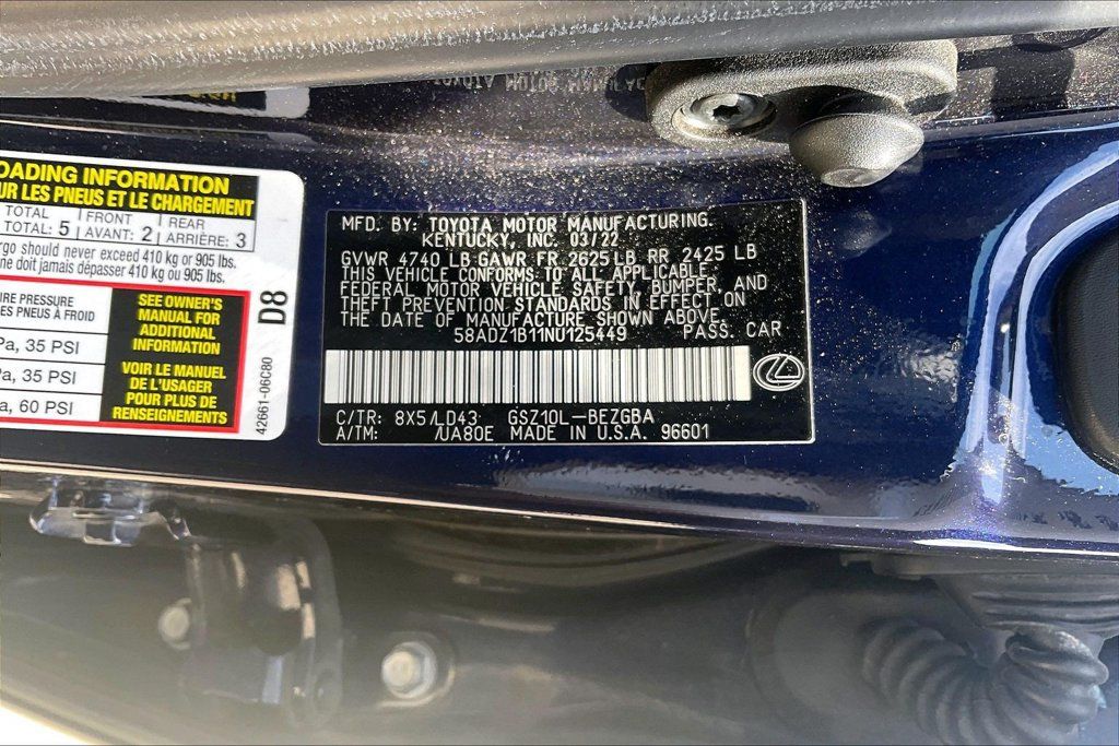 Used 2022 Lexus ES 350 w/ Premium Package FWD image 28