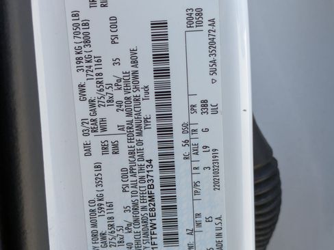 Used 2021 Ford F150 Lariat AWD/4WD image 32