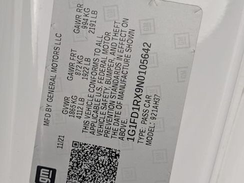 Certified 2022 Chevrolet Camaro LT w/ Technology Package RWD image 29