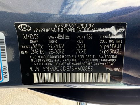 New 2025 Hyundai Tucson SEL image 34