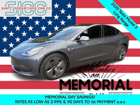 Used 2020 Tesla Model 3 Long Range AWD/4WD image 1