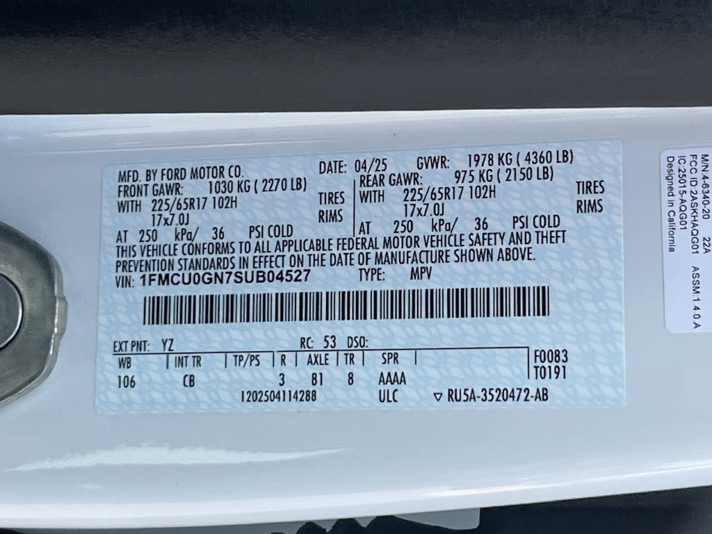 Used 2025 Ford Escape Active w/ Cold Weather Package FWD image 31