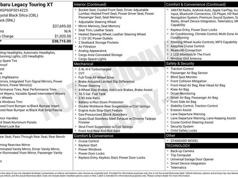 Used 2023 Subaru Legacy Touring XT image 5