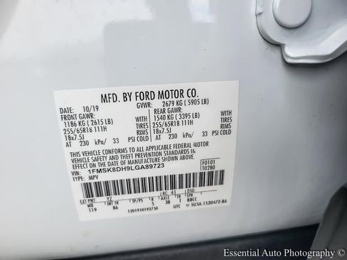 Used 2020 Ford Explorer XLT AWD/4WD image 29